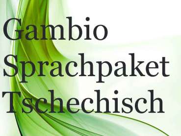 Tschechisch Sprachpaket Gambio – Installationsdatei für komplette Shop-Übersetzung