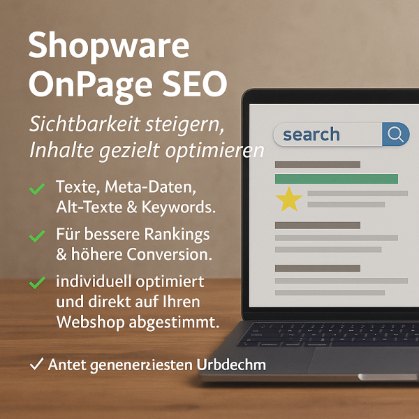 Shopware SEO-Texte – individuell, transparent und DSGVO-konform